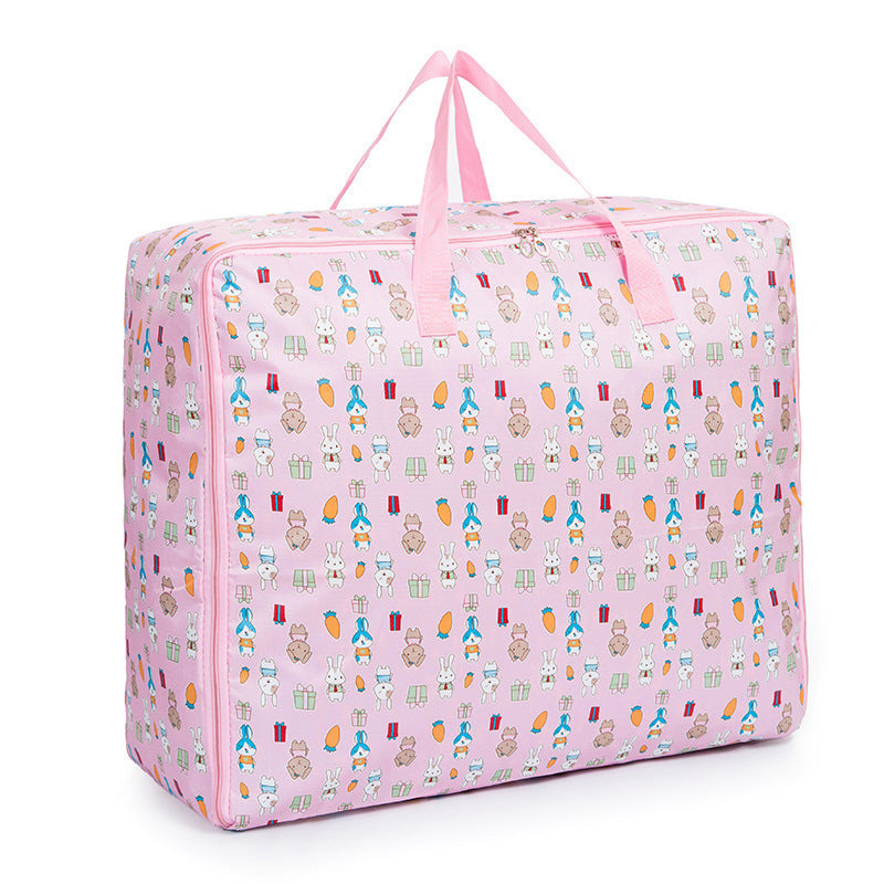 Hand Held Large Clothes Storage Luggage Woven Bag