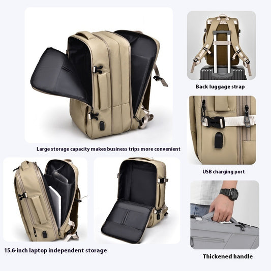 Large Capacity Backpack Business Scalable Computer Bag