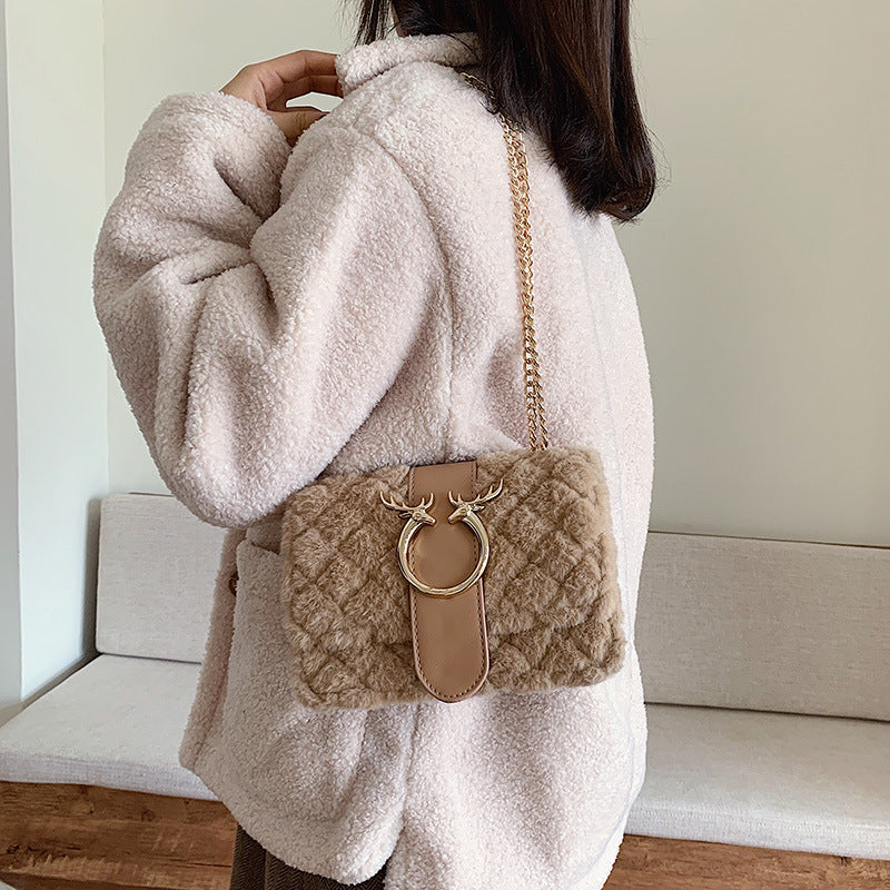 Women's diagonal shoulder bag