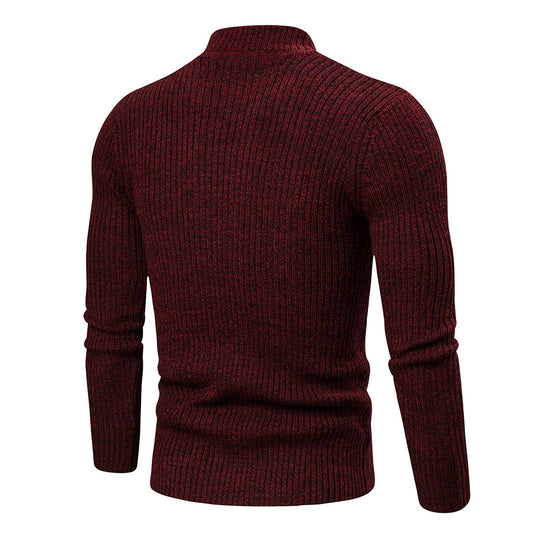 Men's Fashion Trend Twisted Long-Sleeved Sweater Casual Sports Sweater