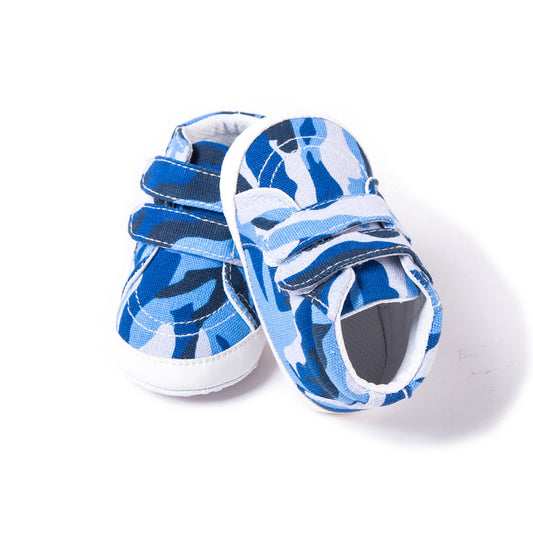 Double Strap Baby Shoes Camouflage Canvas