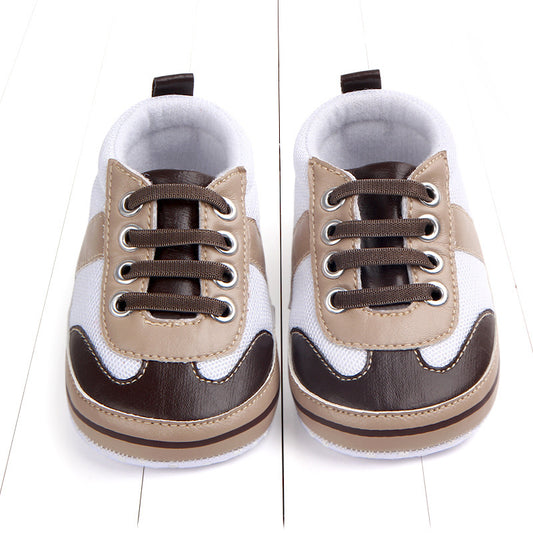 Breathable mesh non-slip spring baby shoes