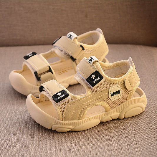 Children's Velcro Rubber Sole Anti-Kick Sandals