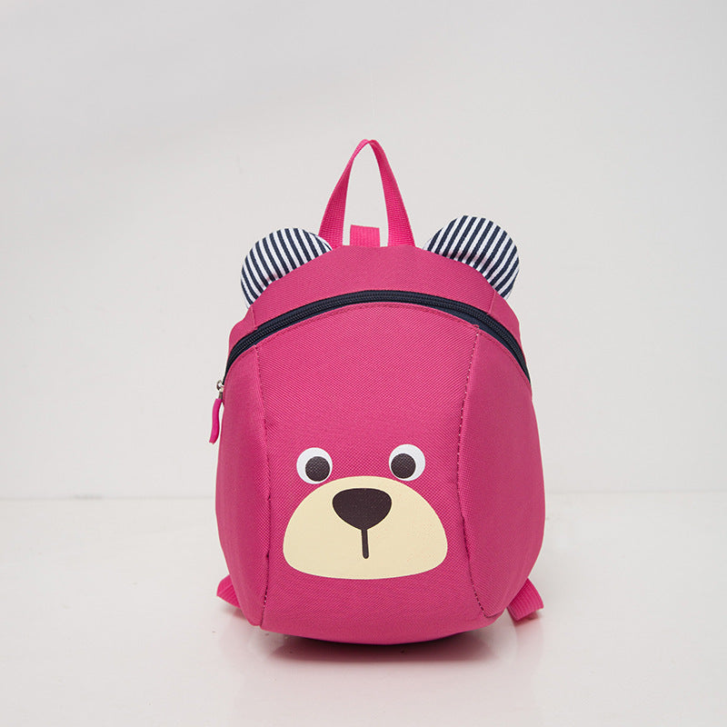 New baby cartoon bear double back 1 to five years old Minilight bag to prevent loss of shoulder bag