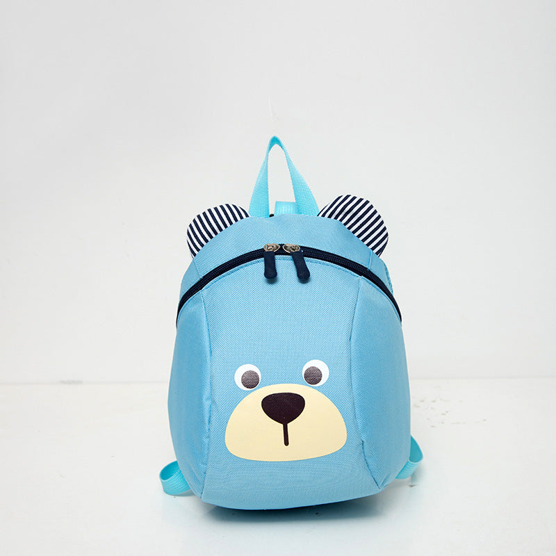 New baby cartoon bear double back 1 to five years old Minilight bag to prevent loss of shoulder bag