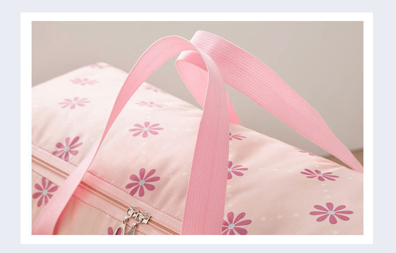 Hand Held Large Clothes Storage Luggage Woven Bag