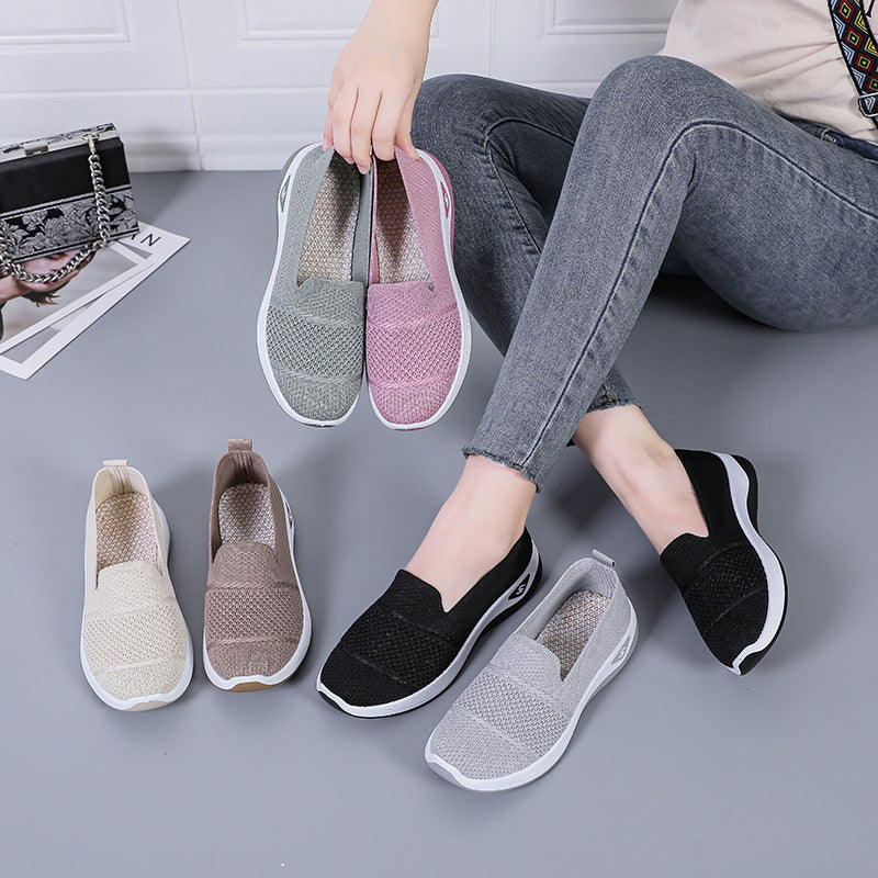 Shoes Soft Bottom Comfortable Old Beijing Cloth Shoes Shallow Mouth