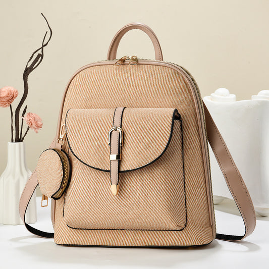 Multi-functional One-shoulder Ladies Travel Backpack Crossbody