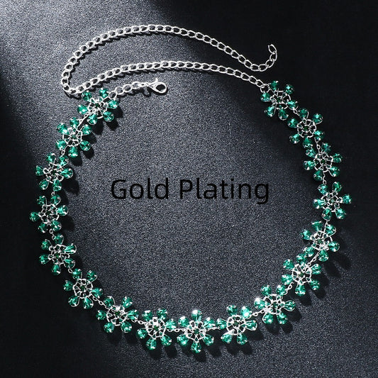 Rhinestone Clavicle Chain Trendy Accessories For Women