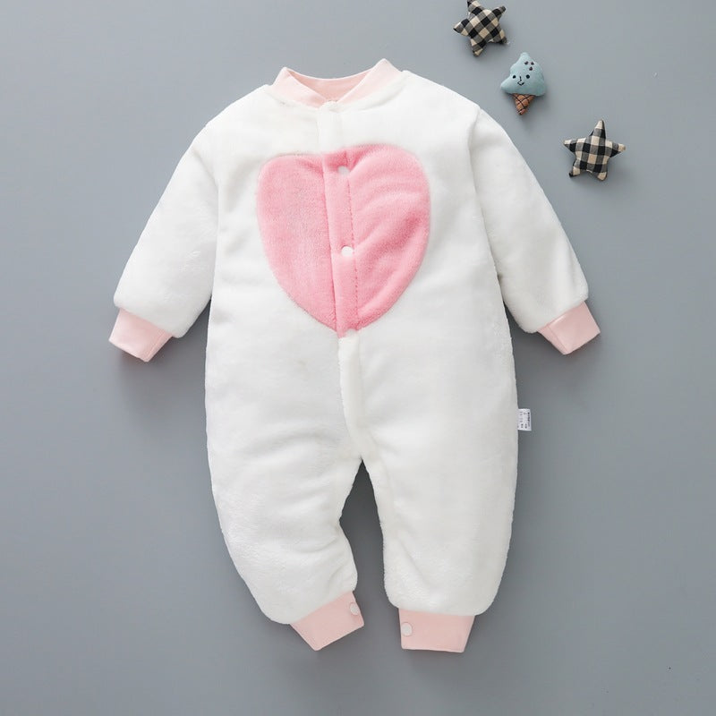 Thicken Baby Romper For Boys And Girls Aged 0-1-2