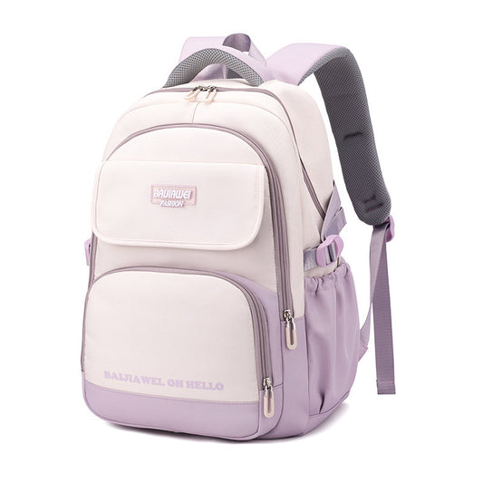 New Junior High School Backpack Girls Super Light