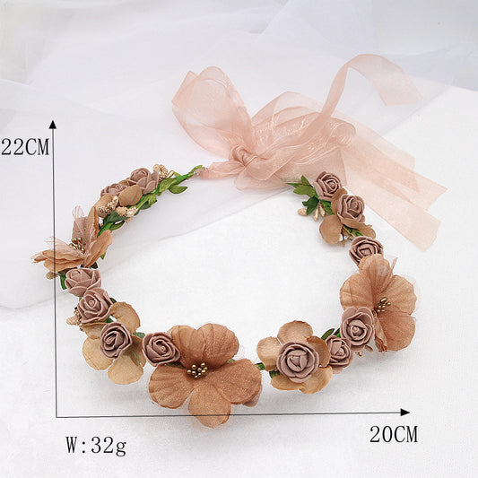 Artificial Wreath Photo Bridal Hair Accessories
