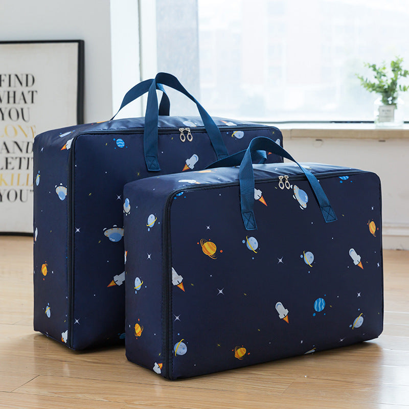 Hand Held Large Clothes Storage Luggage Woven Bag