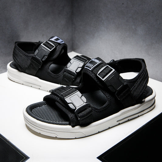 Men's Sandals Men's Casual Fashion Trendy Students Wear Beach Slippers Outside Sports