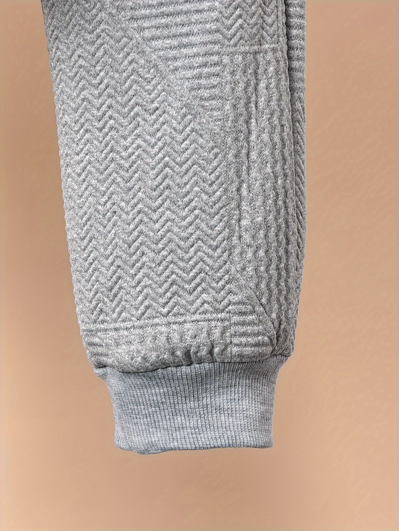 Boys' Stylish Long Sleeve Sweatshirt & Jogger Pants Set - Cozy Fleece-Lined Casual Outfit with "STRENGTH" Print, Brown & Color Block Design, Perfect for Fall/Winter, Boys Clothes, Autumn Clothes For Boys, Winter Clothes For B