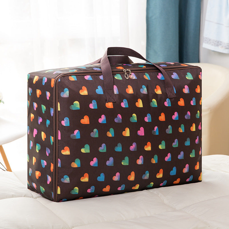 Hand Held Large Clothes Storage Luggage Woven Bag