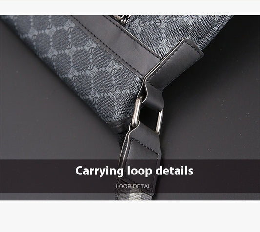 Trendy Brand Men's Crossbody Backpack Fashion Shoulder Bag