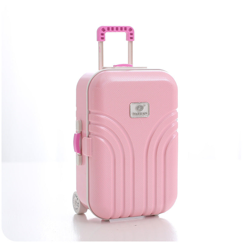 New Korean Style Trolley Luggage Princess Rotating Music Box