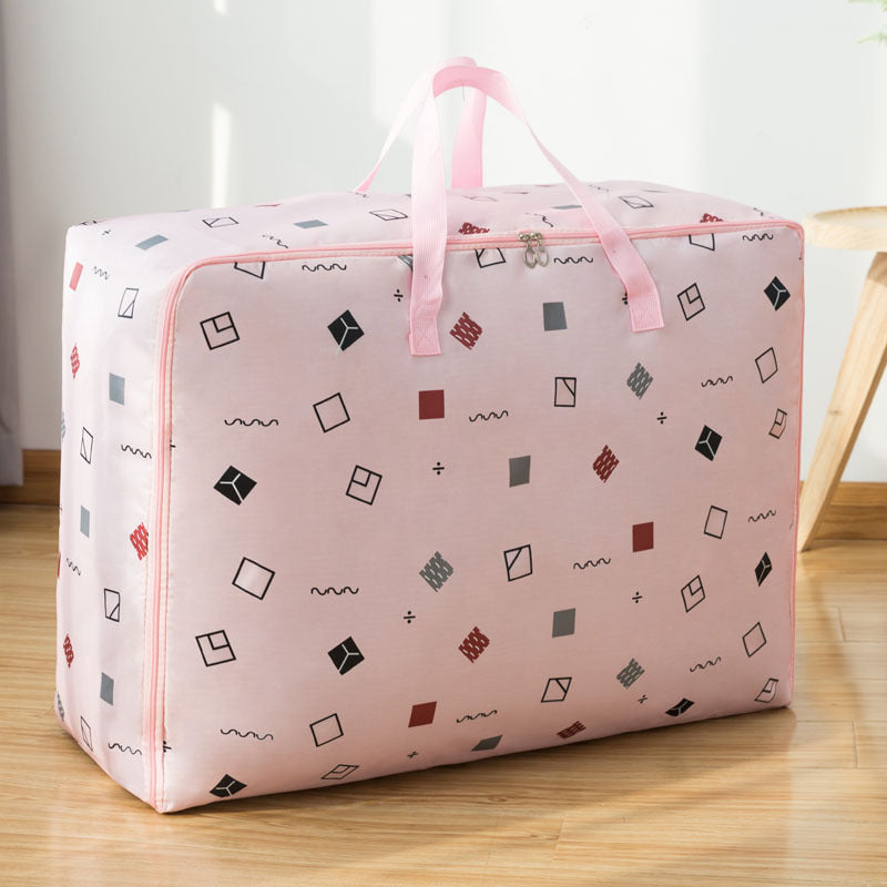 Hand Held Large Clothes Storage Luggage Woven Bag