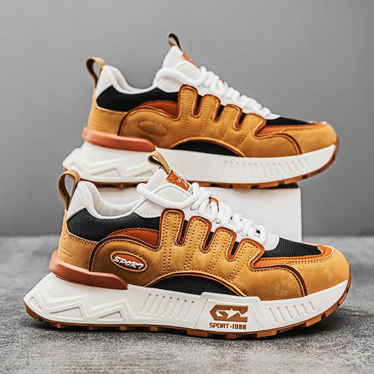 Fashion Personality Mesh Casual Dad Shoes Men