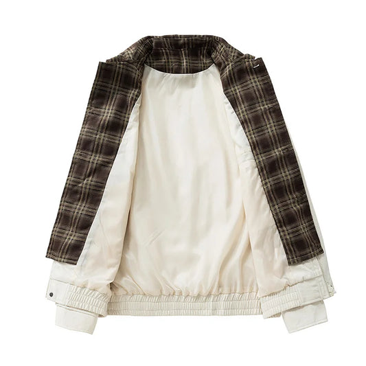 Winter Men's Jacket Trendy Durable Windproof motorcycle jacket Versatile Vintage Style Collar Men's Coat