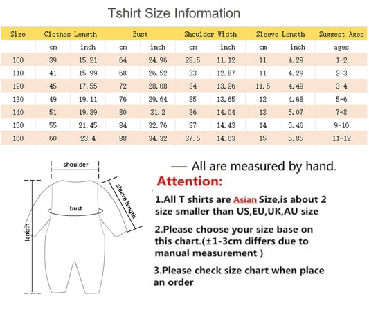 Boys Girl Summer Short Sleeve Children T-shirt Cartoon Birthday Digital Print Breathable Baby Tee Tops Y2k Kawaii Kids Clothing
