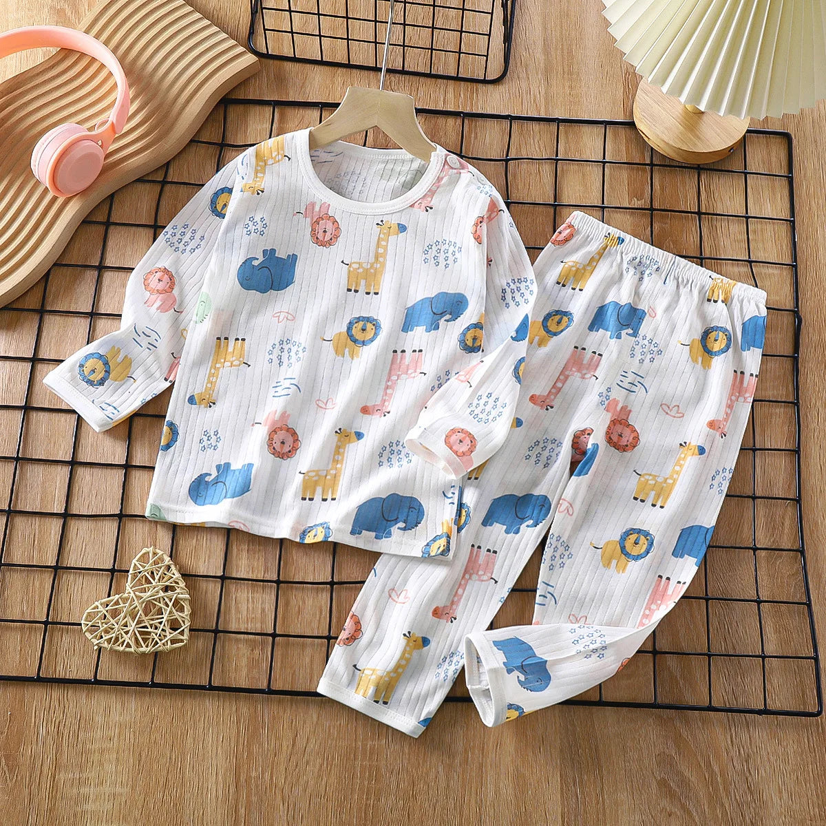 Summer toddler kids boys girls clothes sets for boys girls children clothing casual sports sets pyjamas sleeping pants