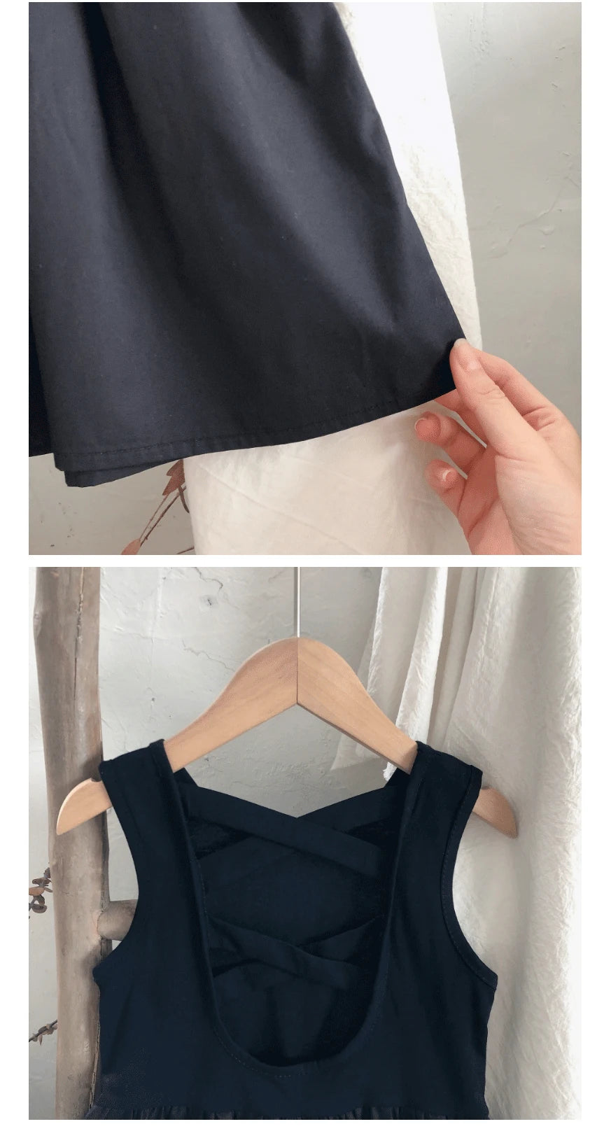 2024 Summer Girls Elegant Goth Dresss Black Sleeveless Tutu Dress Backless Off Shoulder Party Kid Dresses 2 4 5 6 7 8 Years Old