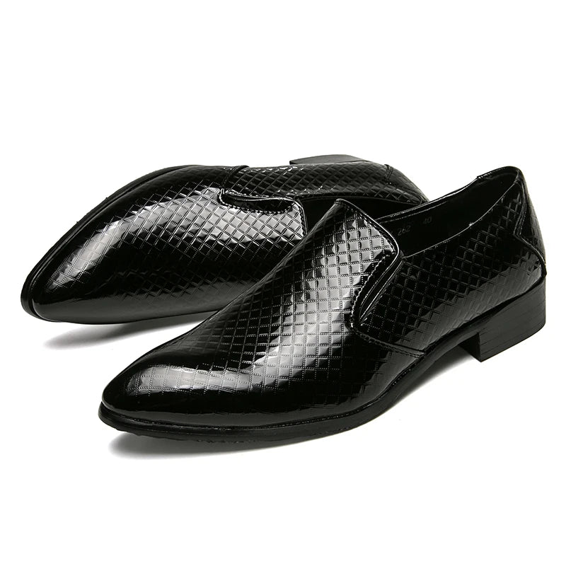 Shoes for men shoes leather shoes business dress shoes all-match casual shock-absorbing wear-resistant footwear large size