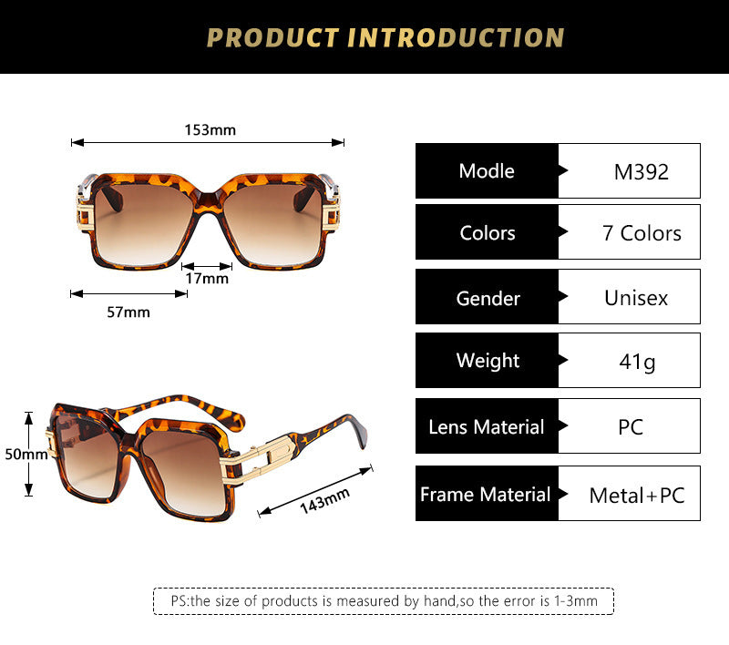 Y2K Fashion Metal Accessories Glasses