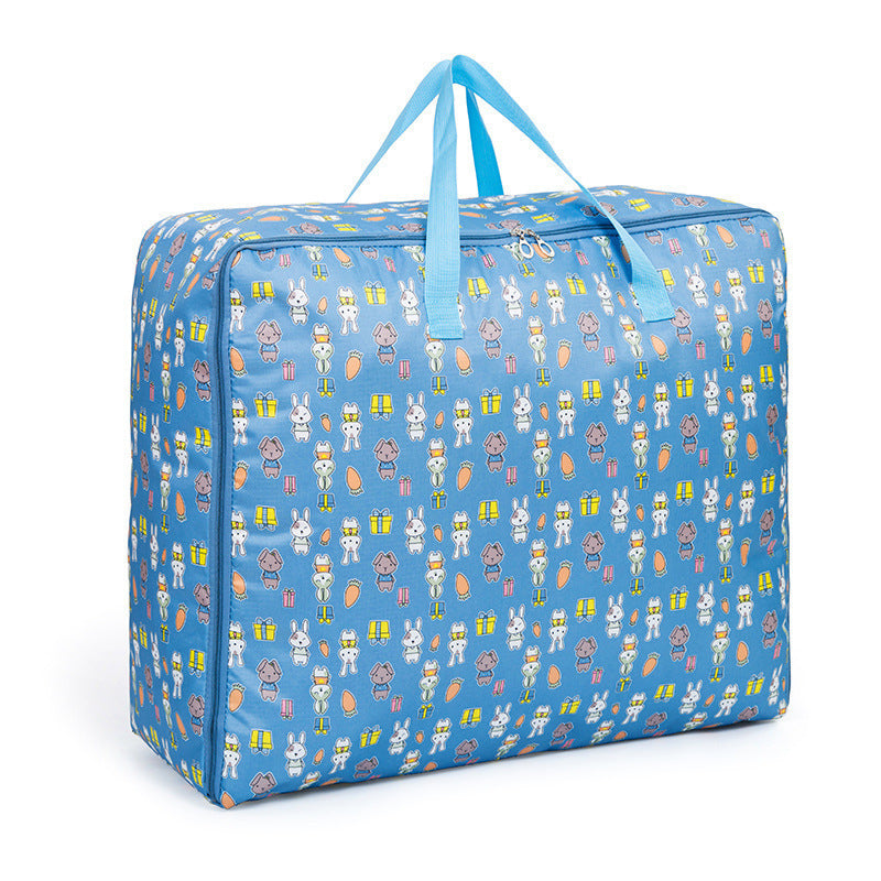 Hand Held Large Clothes Storage Luggage Woven Bag