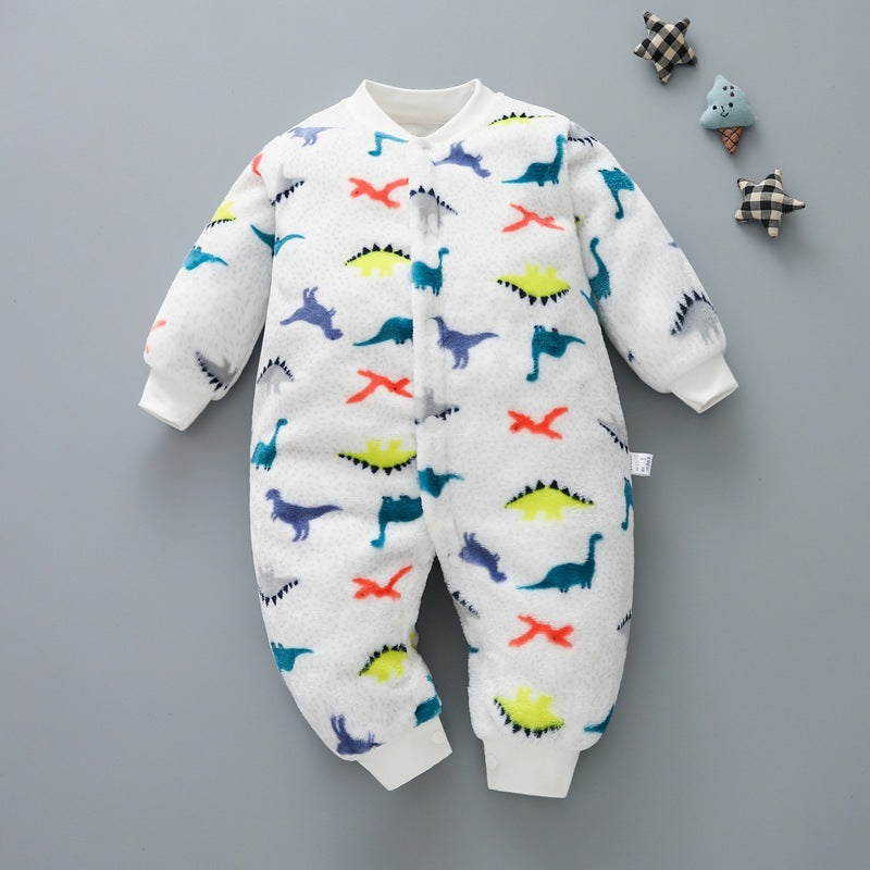 Thicken Baby Romper For Boys And Girls Aged 0-1-2