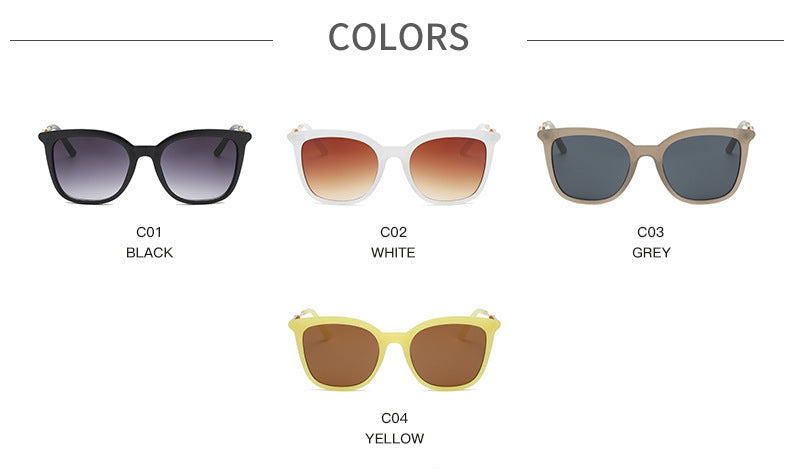 Metal Hollow Sunglasses Vintage Street Shot Sunglasses