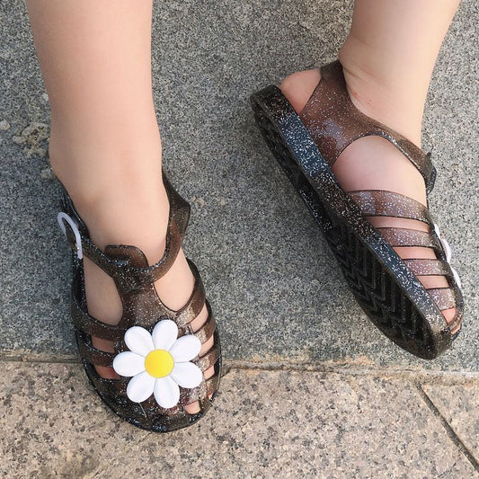 Daisy Flower Children's Shoes Princess Baotou Baby
