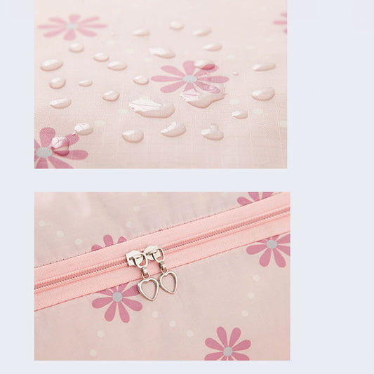 Hand Held Large Clothes Storage Luggage Woven Bag