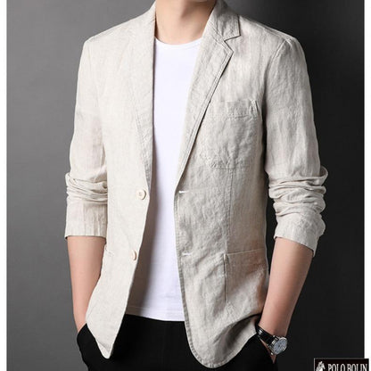 Linen Leisure Suit Men's Spring And Summer Thin