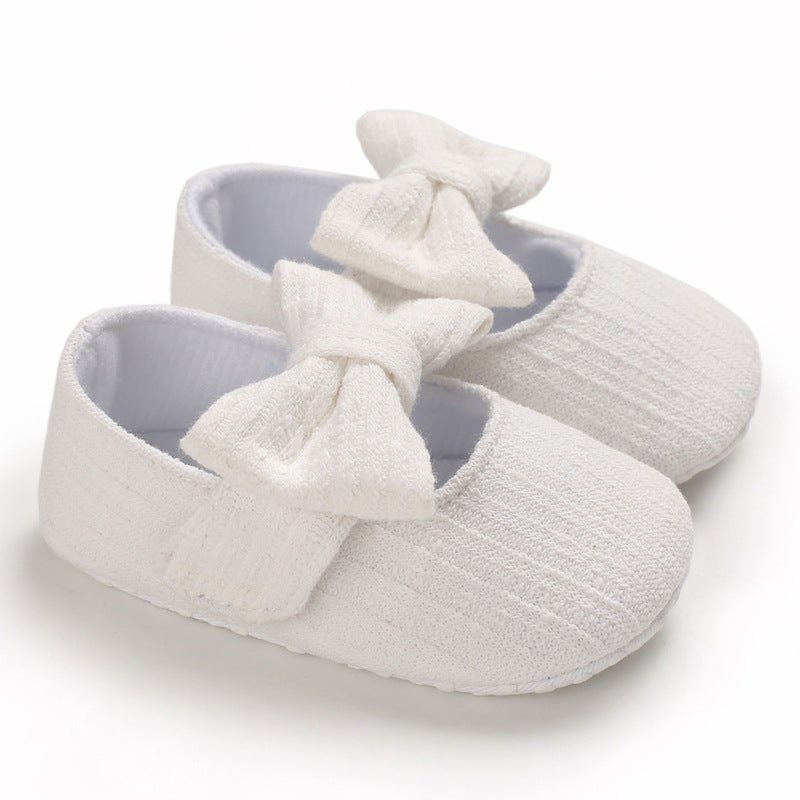 Wool Baby Knitted Bow Baby Shoes