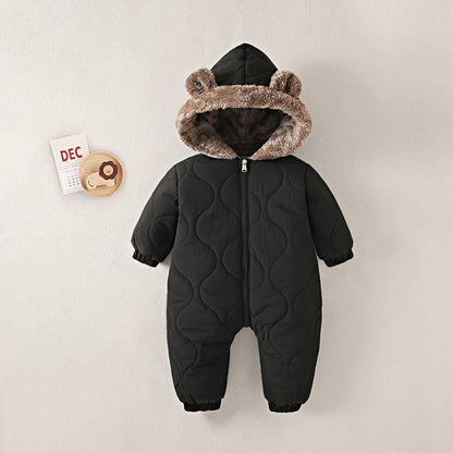 Baby Down Cotton-padded Clothes Winter Jumpsuit