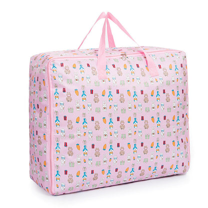 Hand Held Large Clothes Storage Luggage Woven Bag