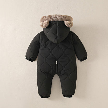 Baby Down Cotton-padded Clothes Winter Jumpsuit