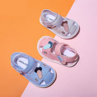 Summer New 9-18 Months Baby Sandals Baby Toddler Shoes For Men and Women Cute Breathable Non-slip Step Shoes