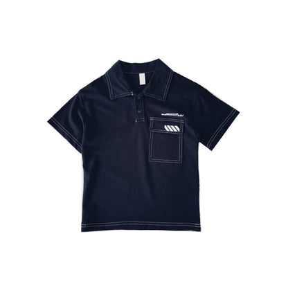 Solid Color Boys Summer Baby T-shirt