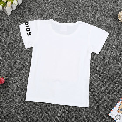 Summer New Style Baby Children'S Short-Sleeved Two-Piece Suit For Boys And Girls Five-Pointed Star