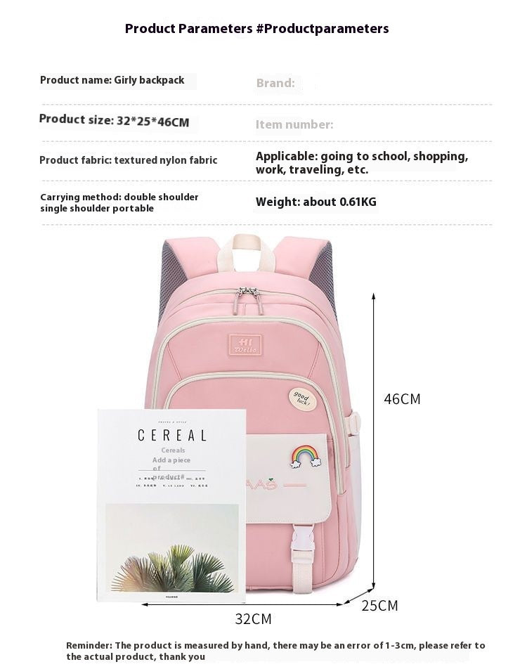 Oxford Cloth Waterproof Leisure Fashion For Middle School Students