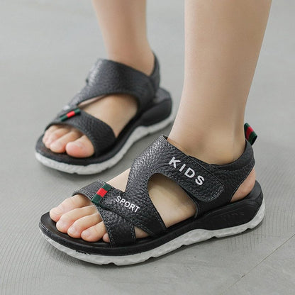 Boy's  Leather Sandals Soft Bottom Non-slip Casual Children's Sandals