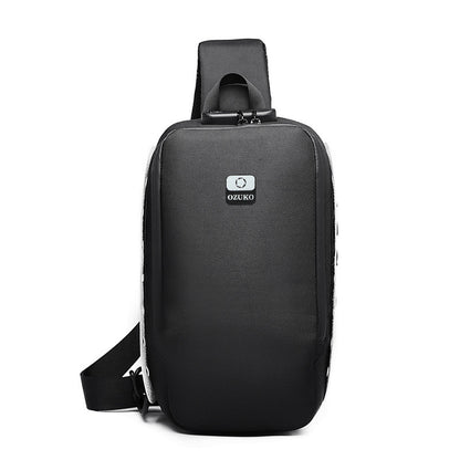 Men's USB multi-function shoulder bag