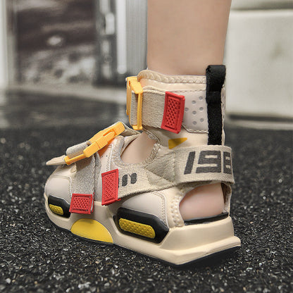 Men's color matching breathable sandals and slippers