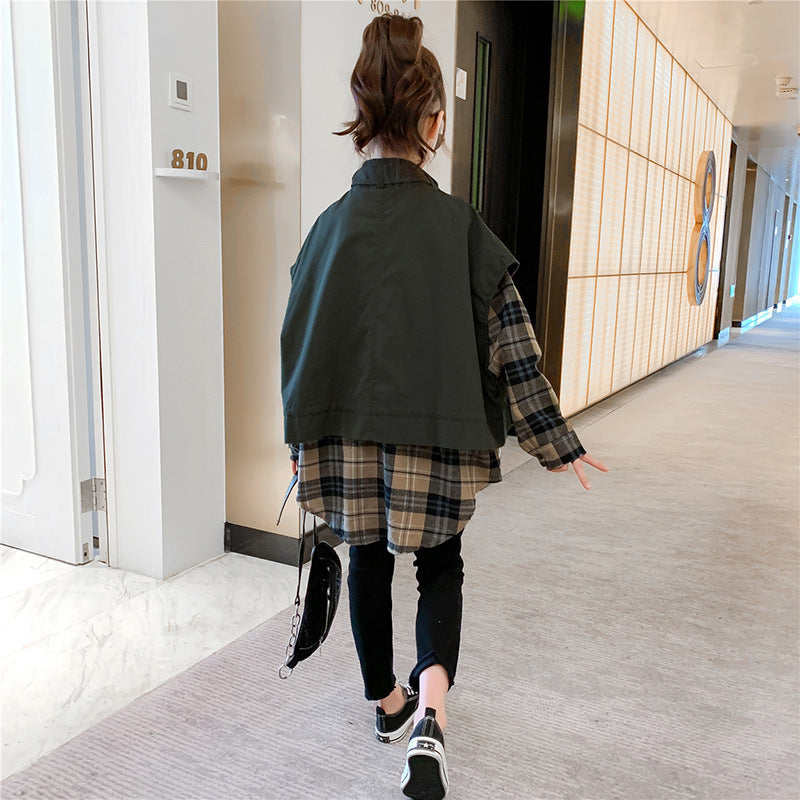 Children's shirt and vest suit