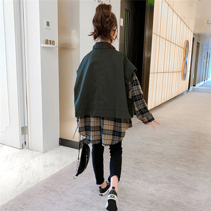 Children's shirt and vest suit