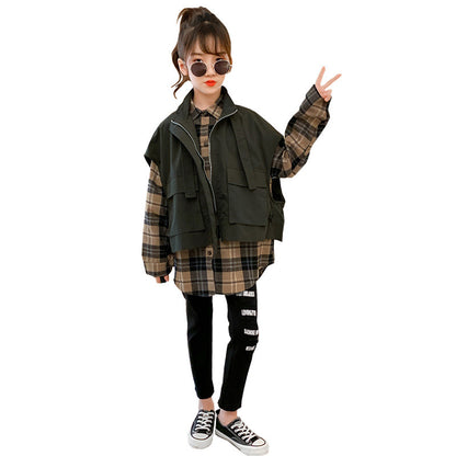 Children's shirt and vest suit